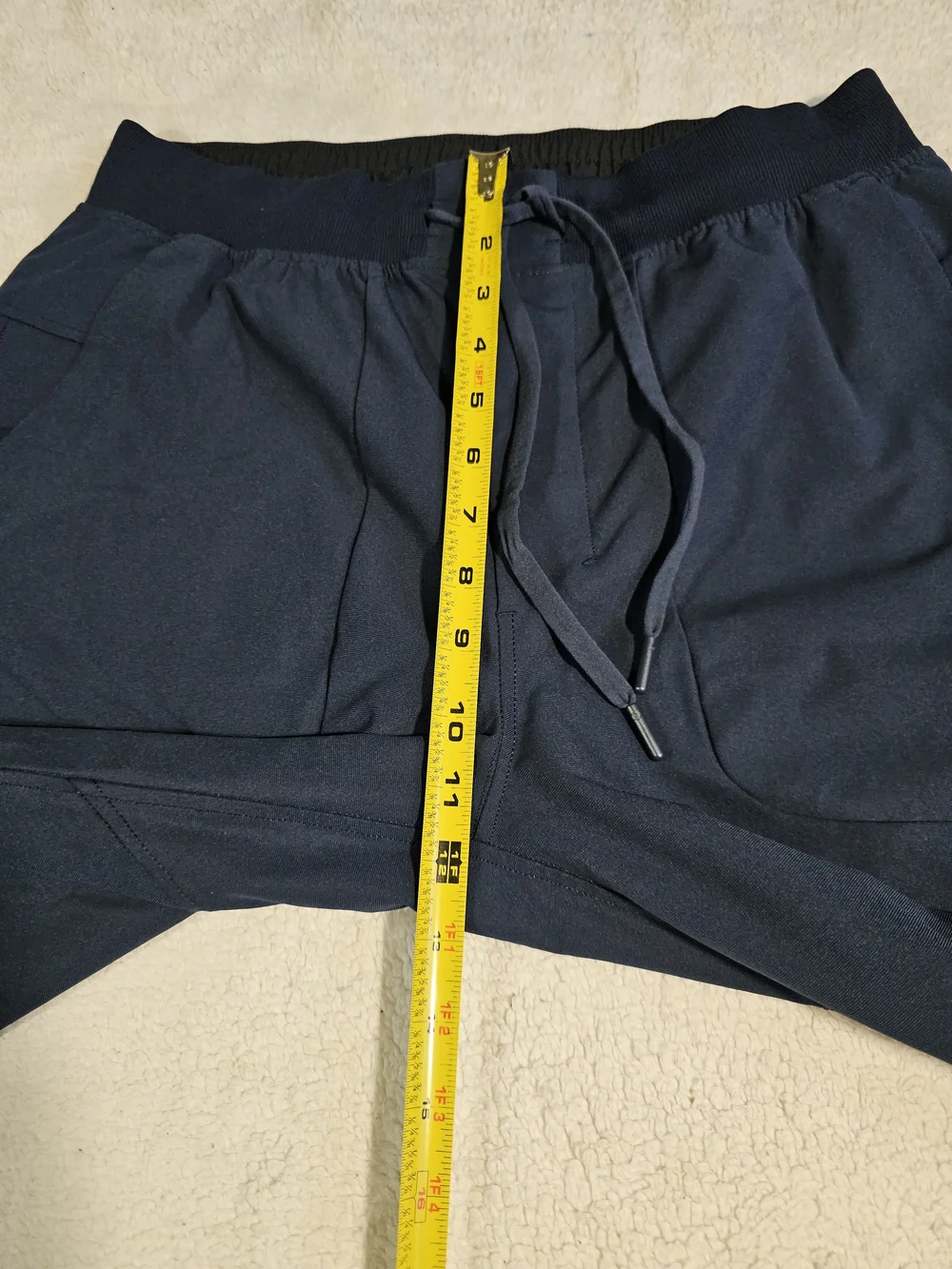 LULULEMON ABC Tapered Recycled-Warpstreme Drawstring Trousers.